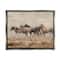 Stupell Industries Galloping Horse Herd Countryside Floater Framed Art